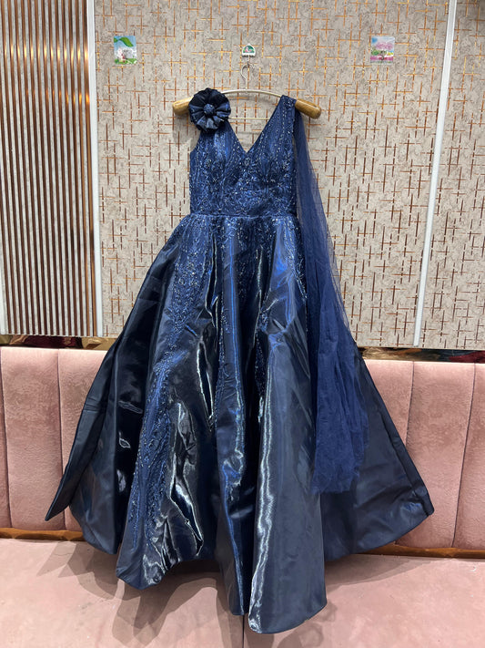 Glamorous Navy blue gown