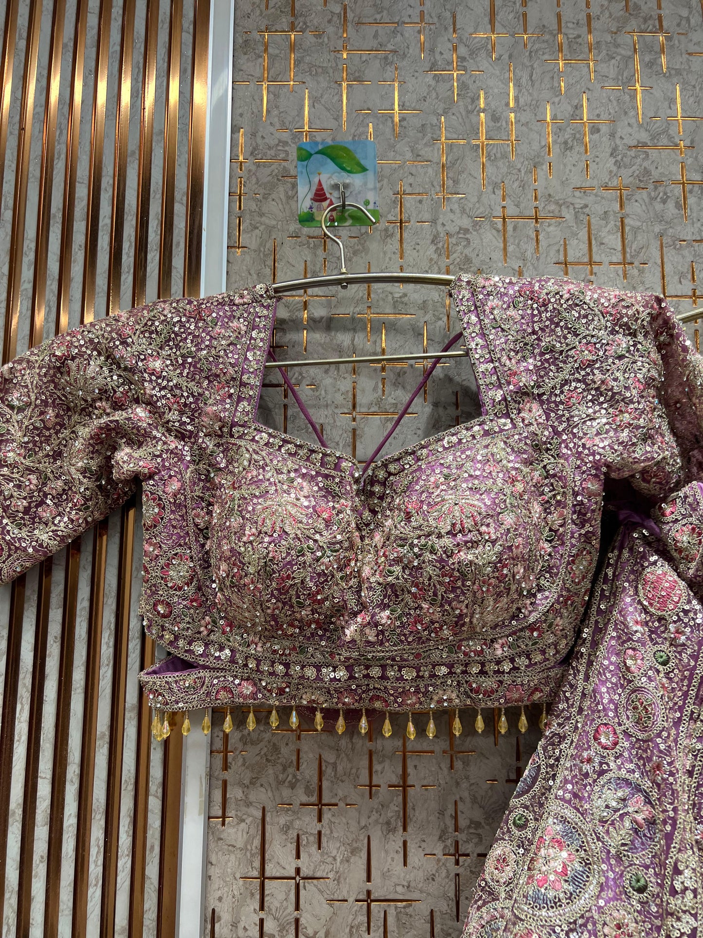 Circle mustard yellow haldi mehendi crop top Lehenga