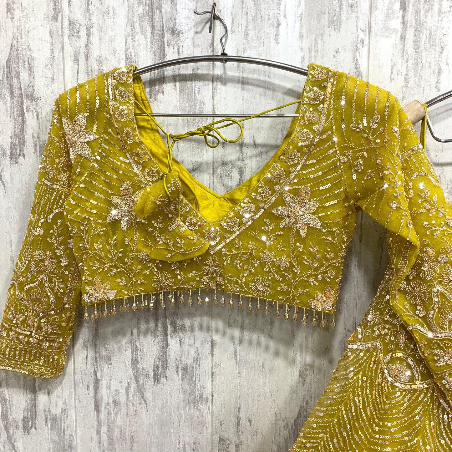 Something different Brown rust crop top Lehenga 16 kali