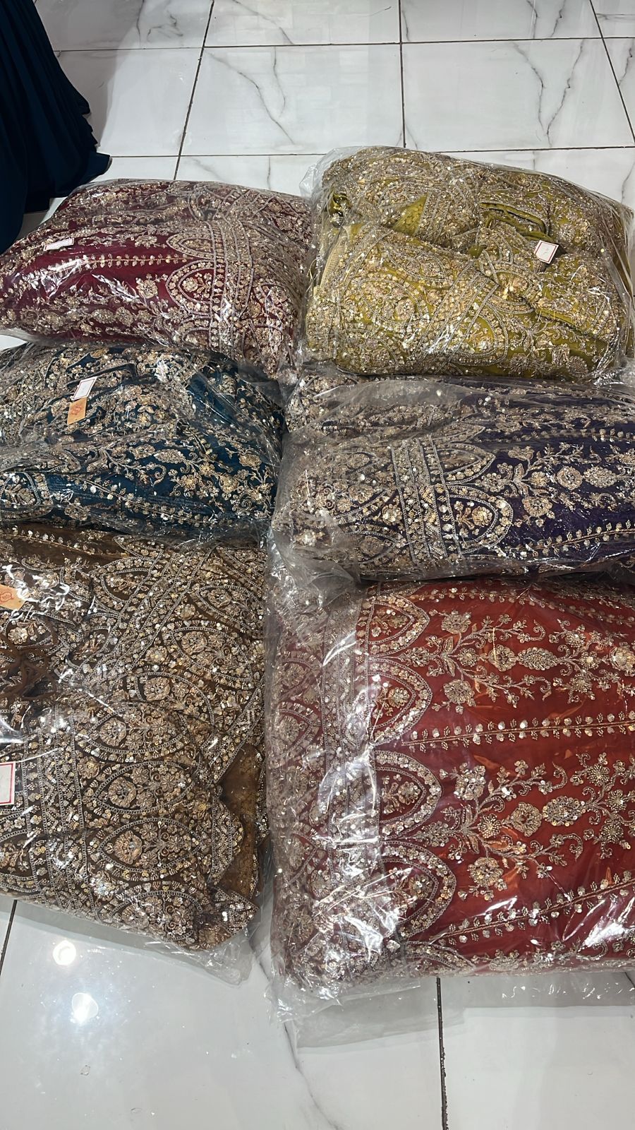 Khoobsurat purple crop top Lehenga