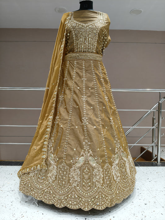 Fantastic pink peacock Lehenga