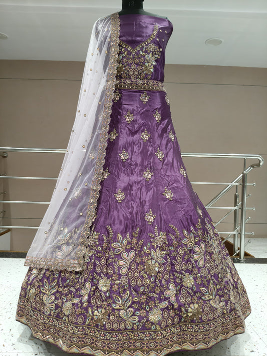 Khoobsurat Dark blue Lehenga