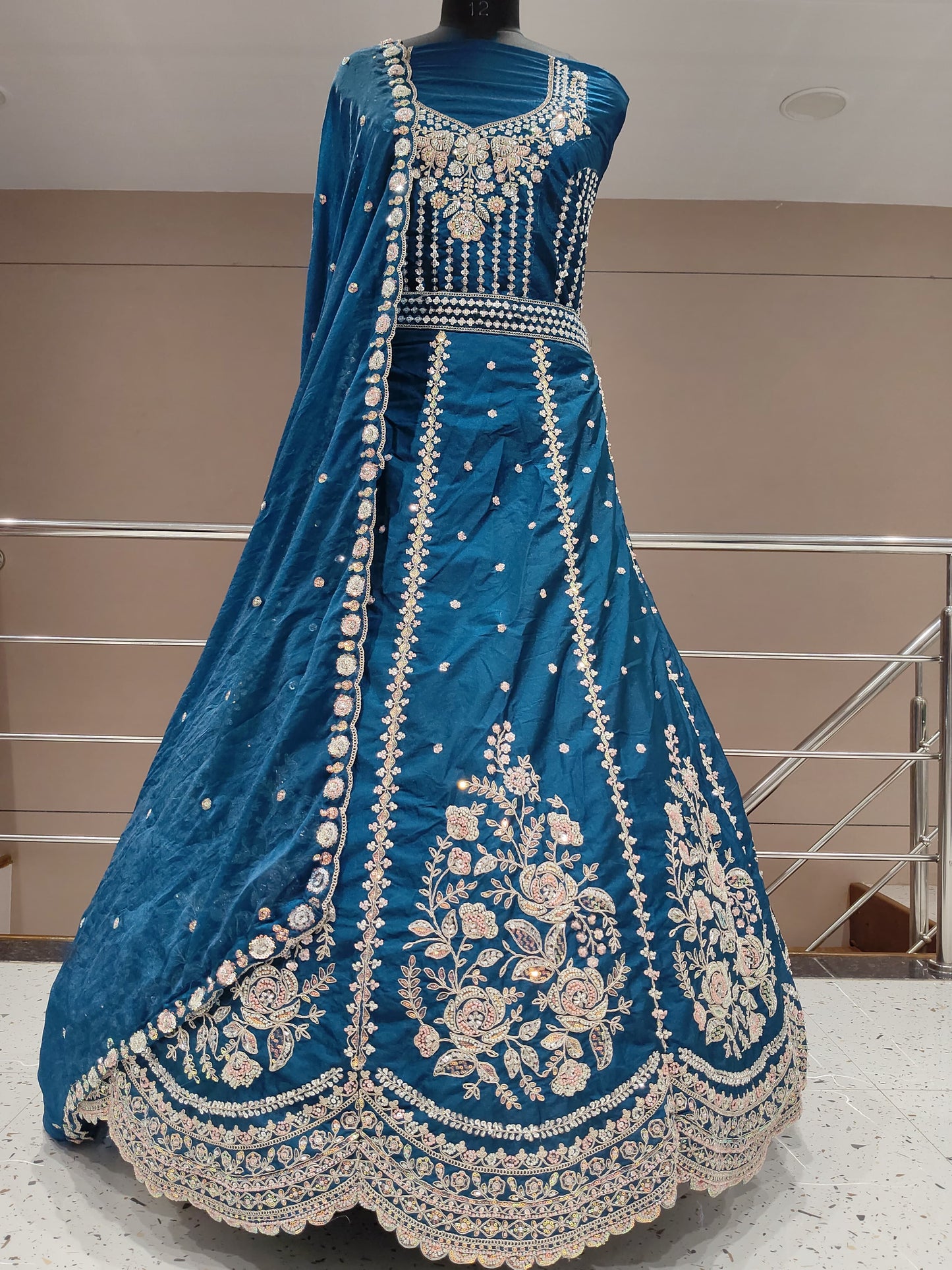 Eye catching purple Lehenga