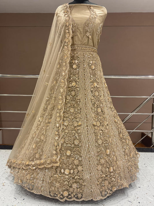 Eye catching pink Cutwork Lehenga