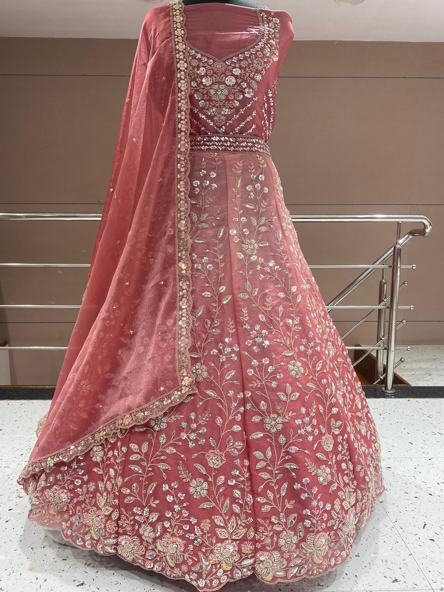 Tremendous purple Lehenga