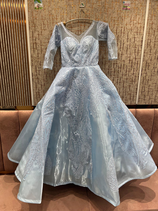 Tremendous Sky blue gown