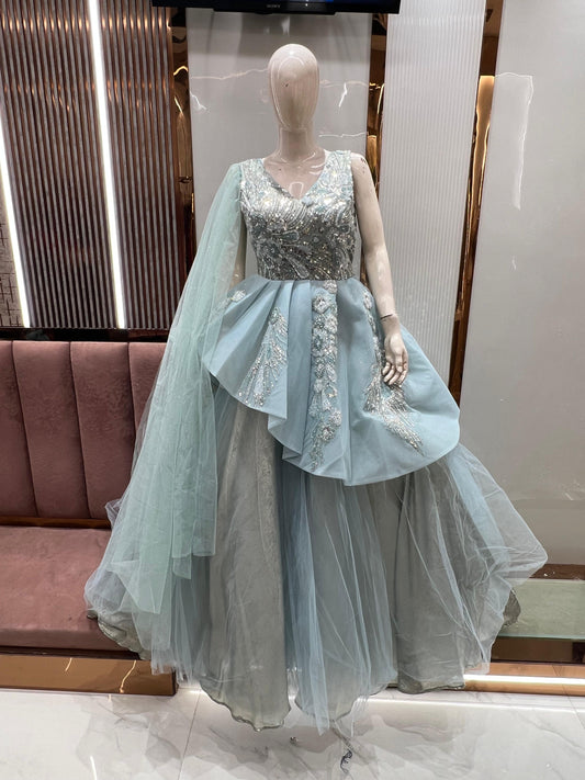 Lovely Sky blue gown