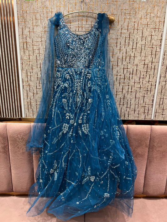 Amazing Sky blue gown