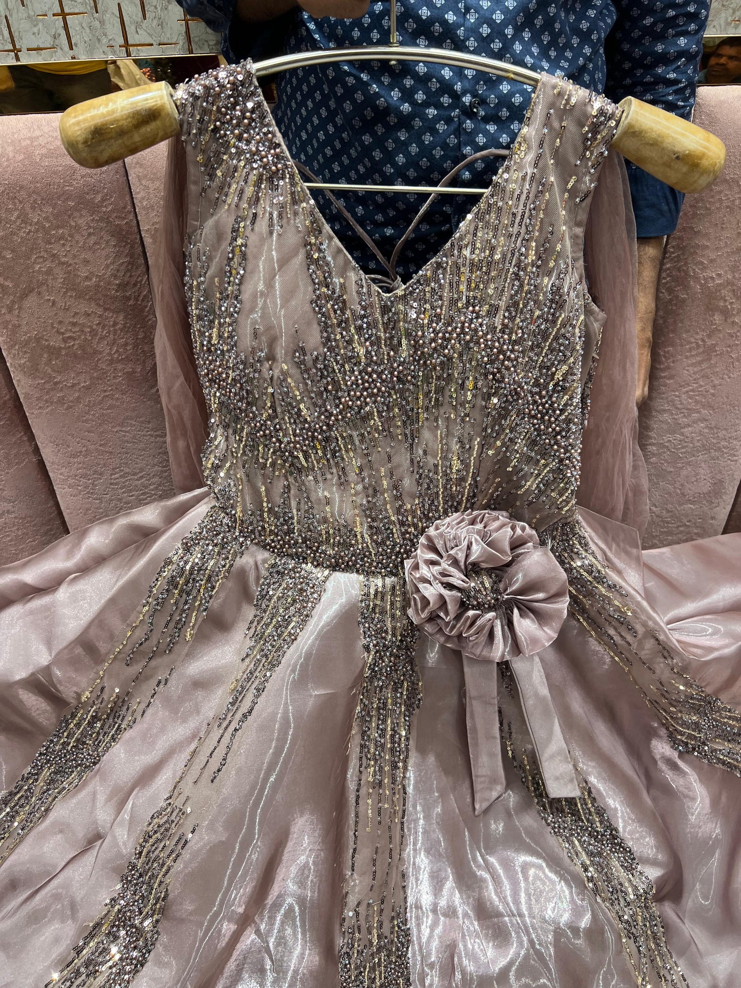 Gorgeous golden gown