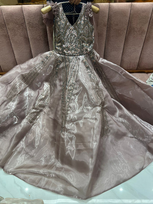 Stunning lavender onion pink Gown