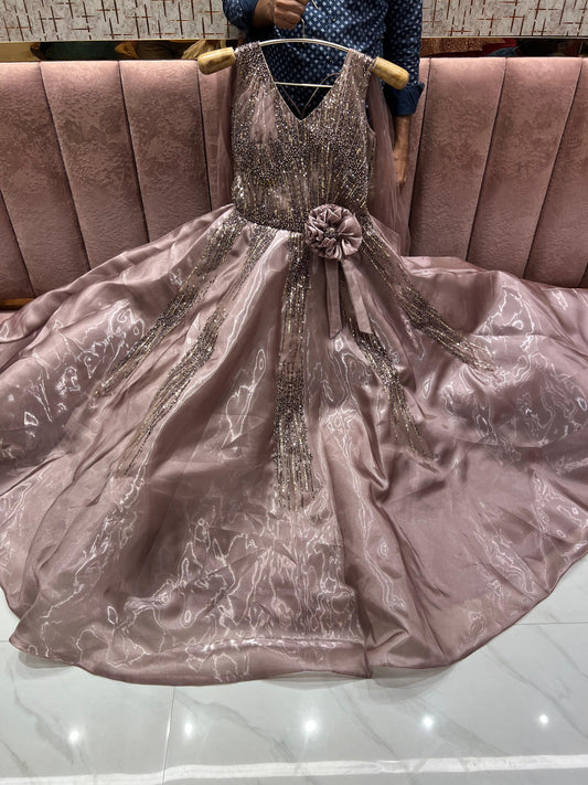 Tremendous pink Gown