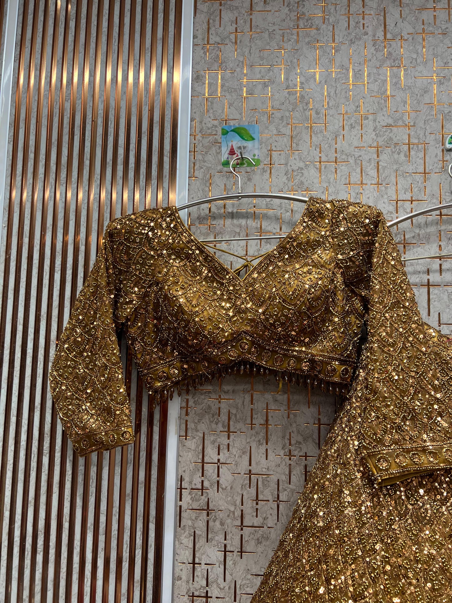 Lovely Hot pink monotone Crop Top Lehenga