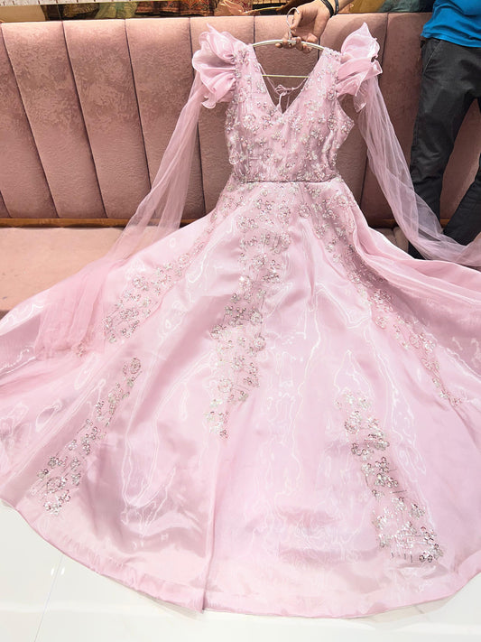 Good looking pink gown