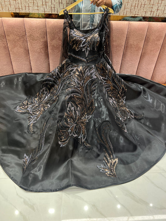 Amazing black gown