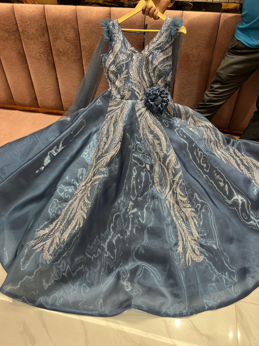 Designer Blue gown