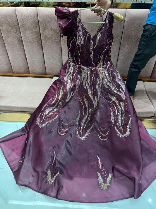 Lovely Dark pink gown