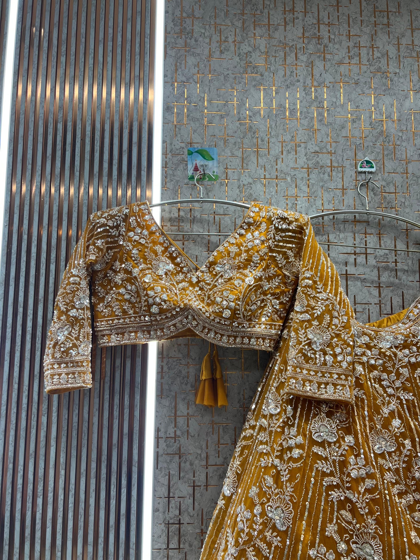 Fantastic purple Crop Top Lehenga