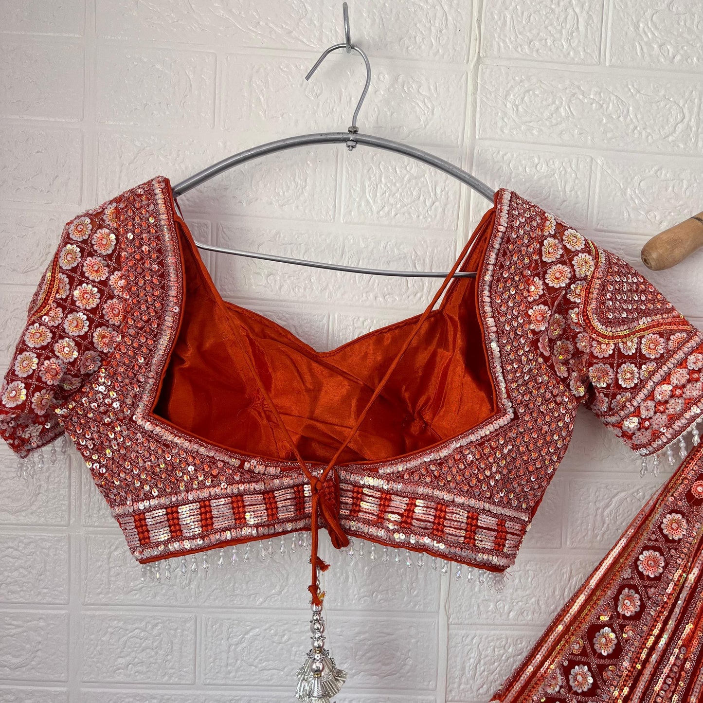 Lavishing golden Crop Top Lehenga