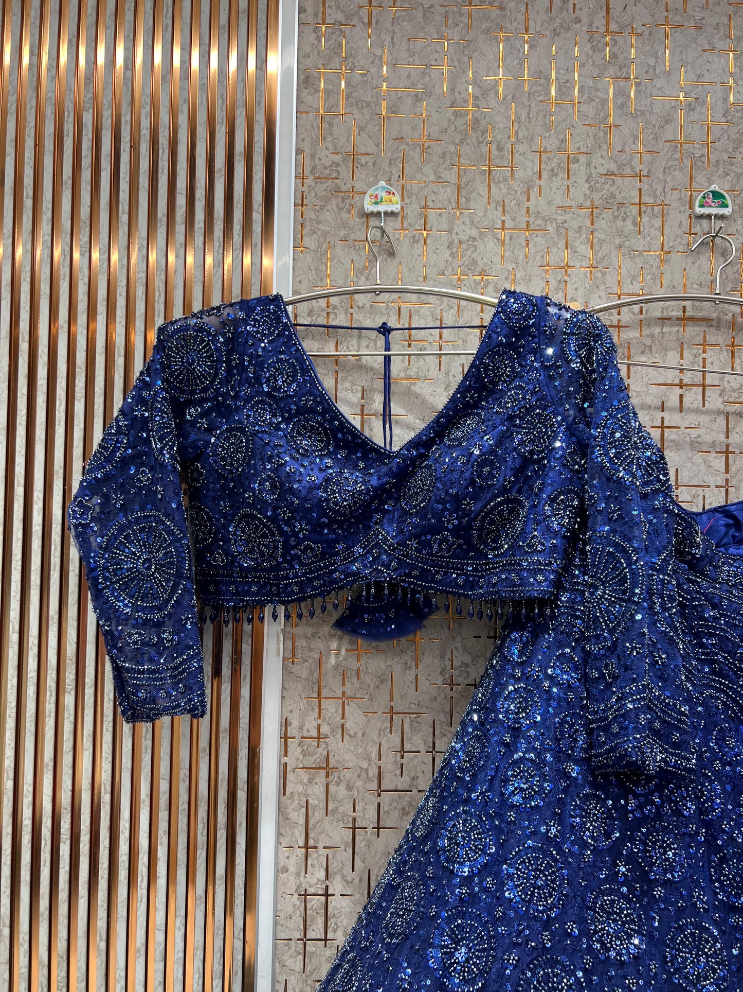 Tremendous Red on Red monotone Crop Top Lehenga