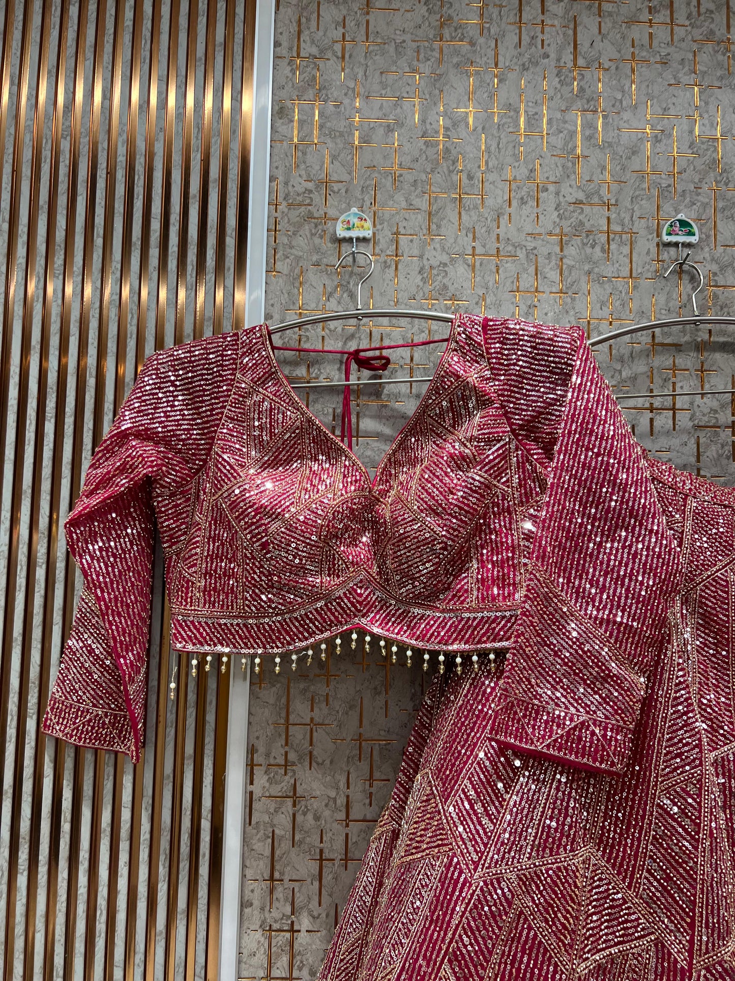 Majestic Yellow Haldi mehendi Crop top Lehenga