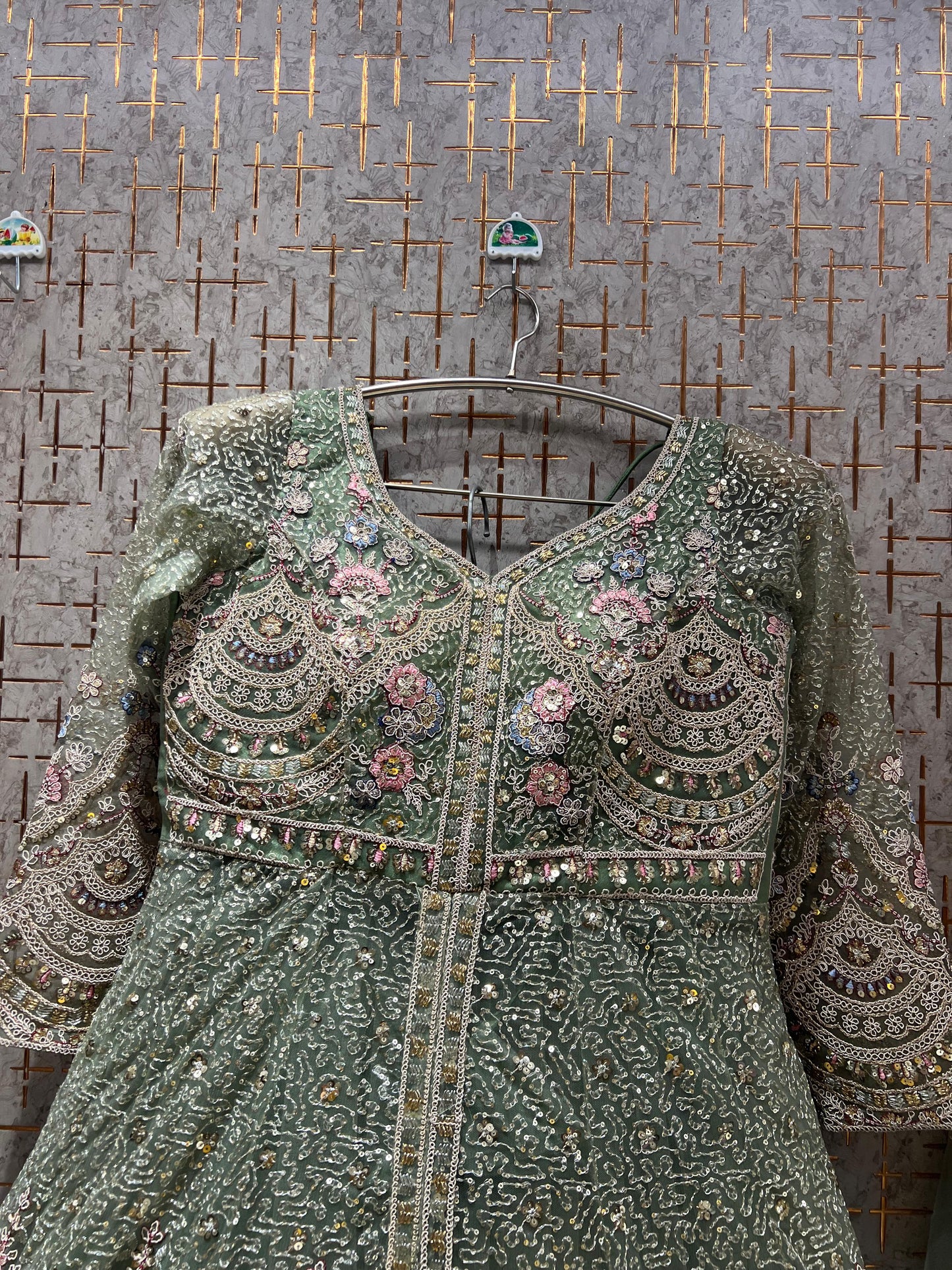 Eye Catching pink peplum Dress Lehenga