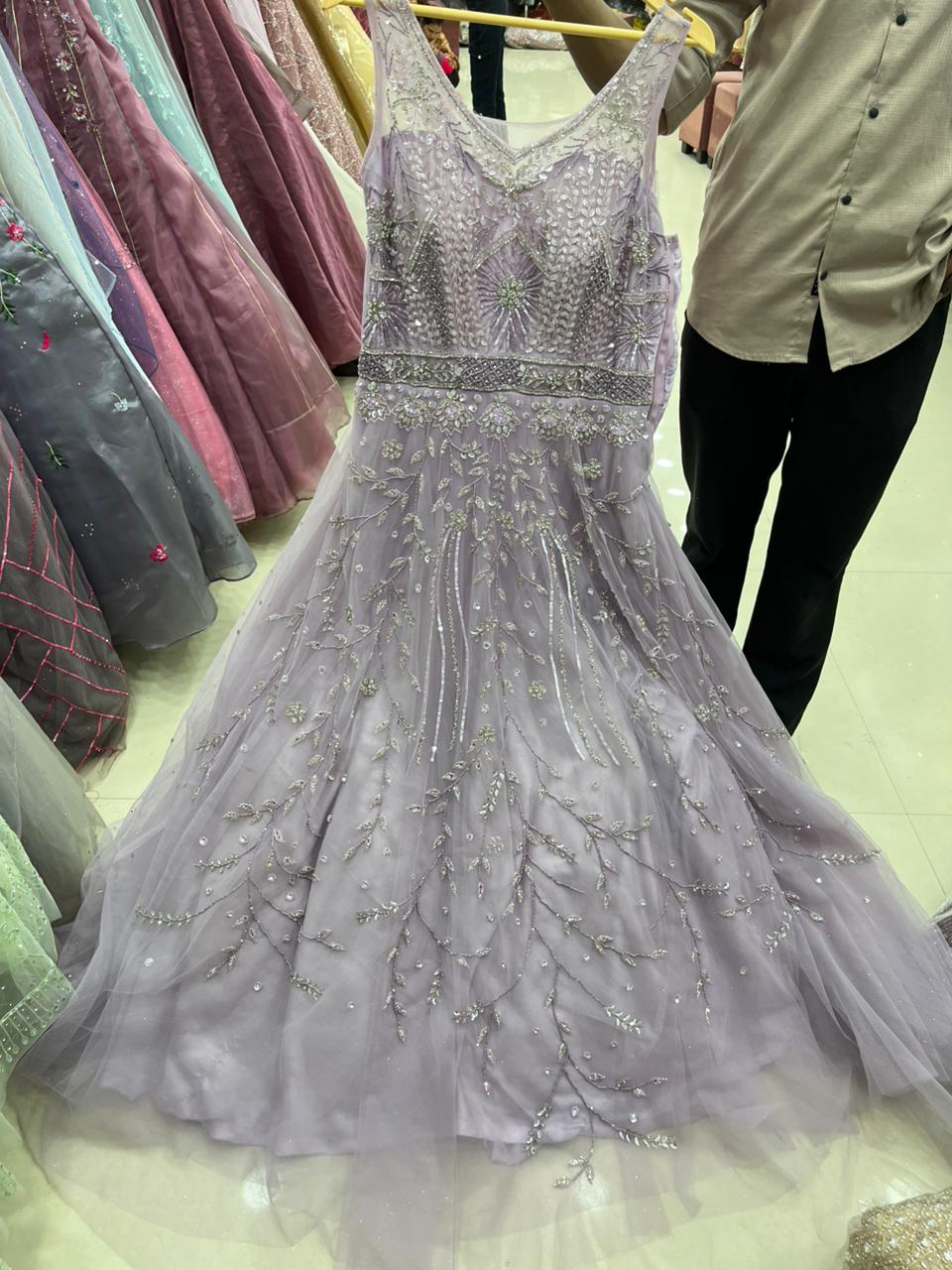 Majestic grey gown