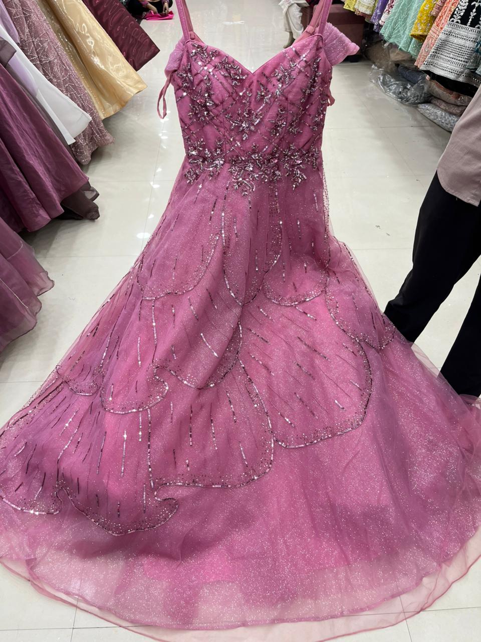 Lovely Dark pink gown