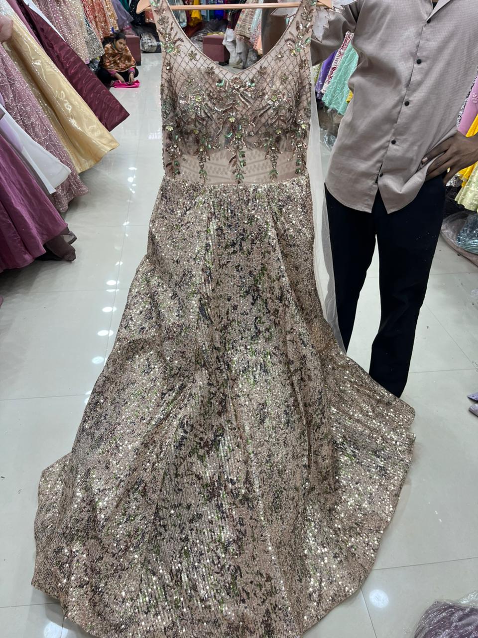 Beautiful Rose gold gown