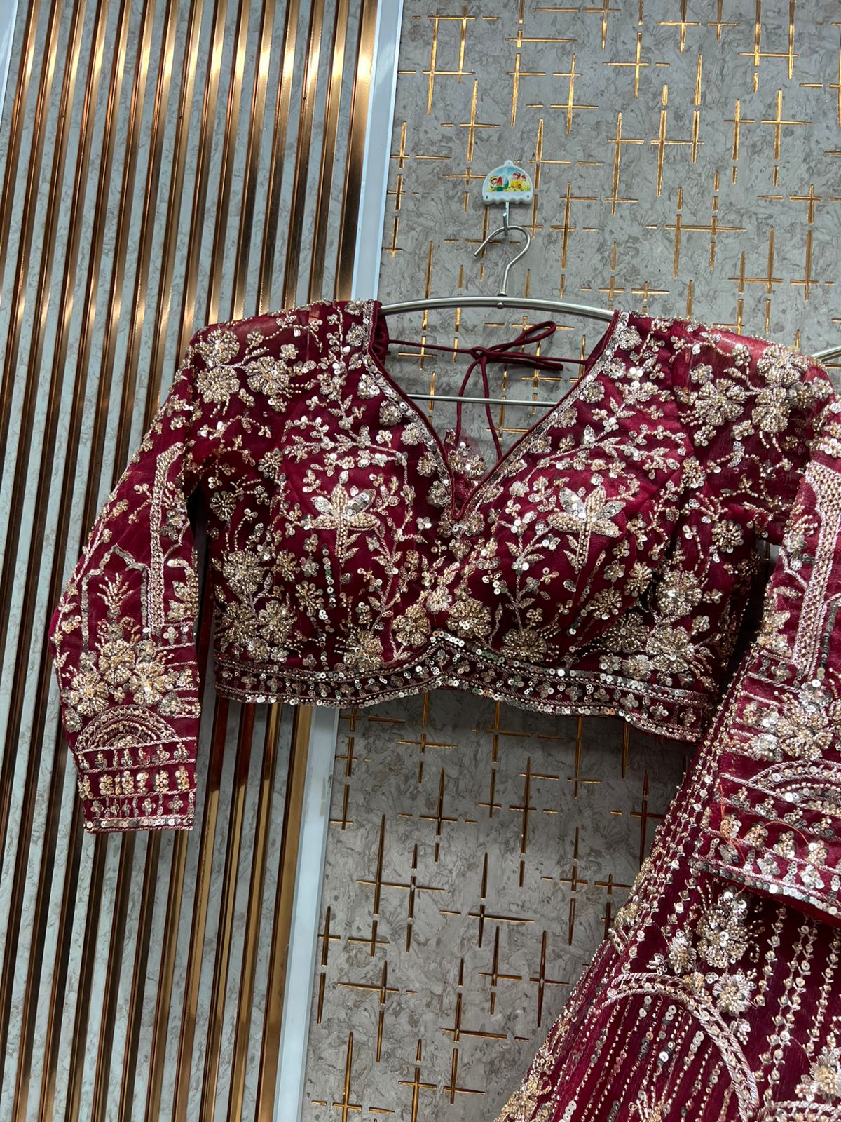 Astonishing yellow haldi mehendi Ready to wear Crop Top Lehenga