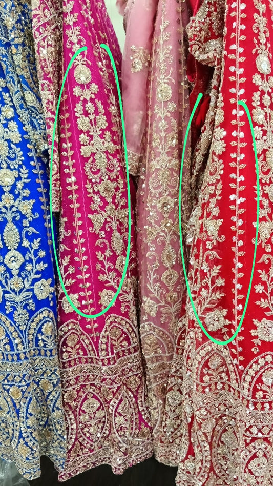 Delightful Red Crop Top Ready to wear Lehenga