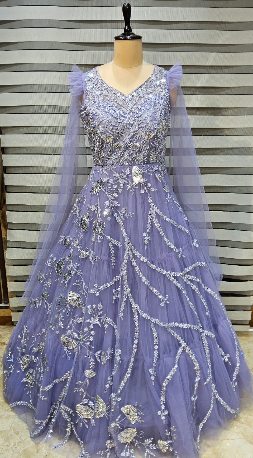 Lavishing Purple Gown