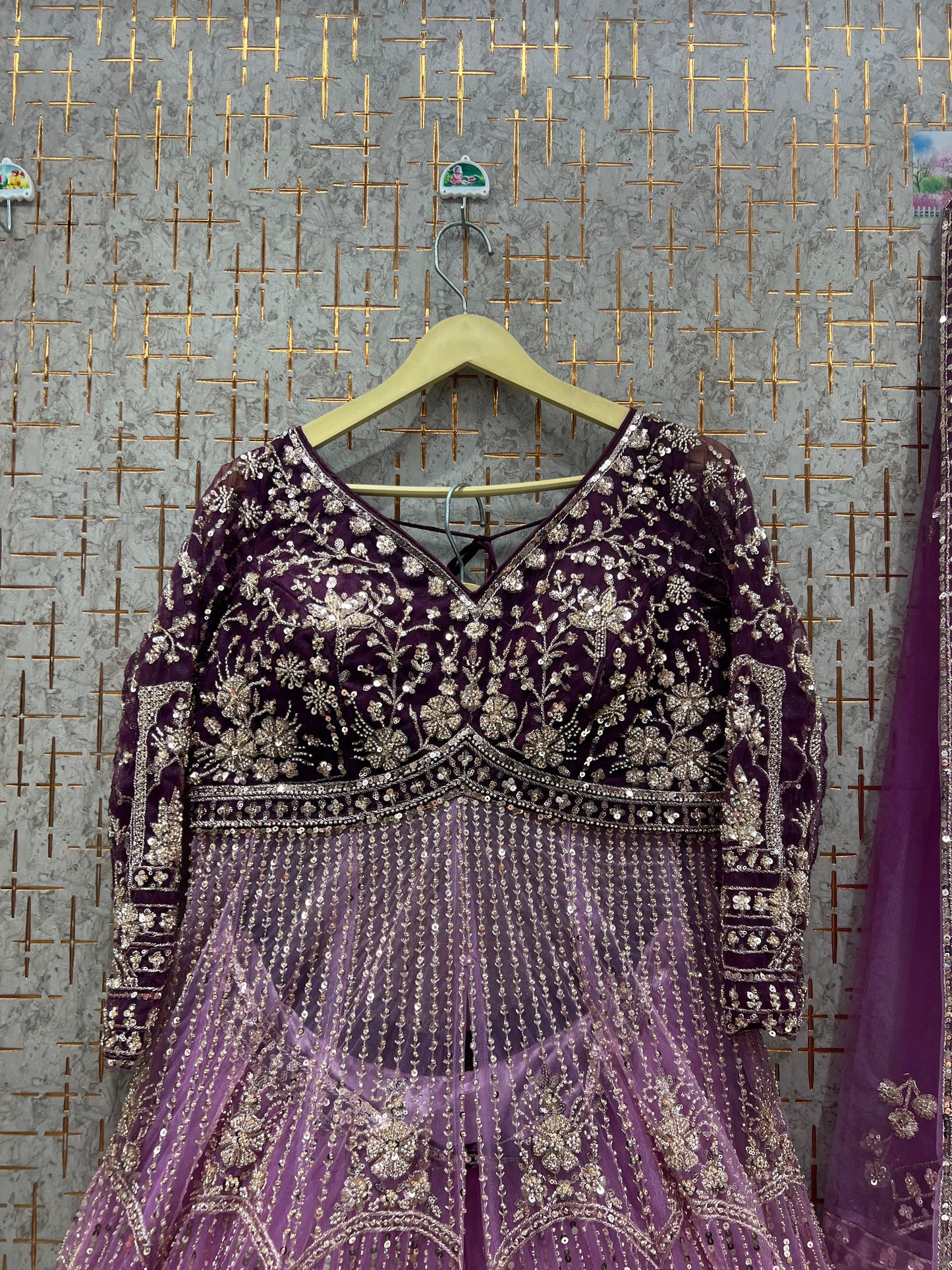 Pink Indo Dress Farshi gharara muslim Bride