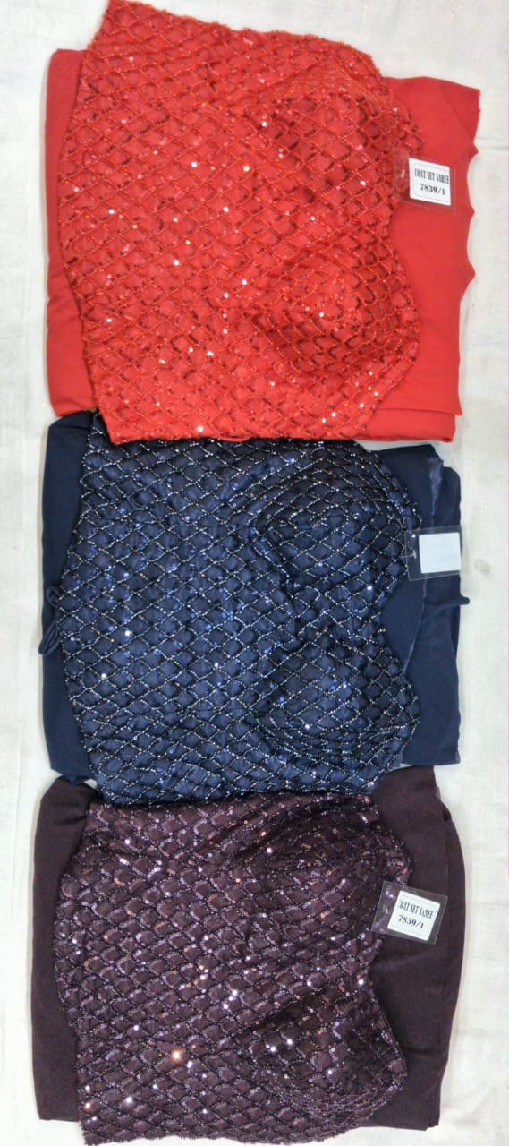 Purple Black Orange drape saree dress