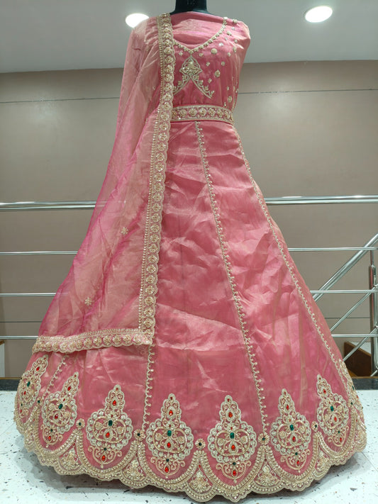 Chiku golden Lehenga