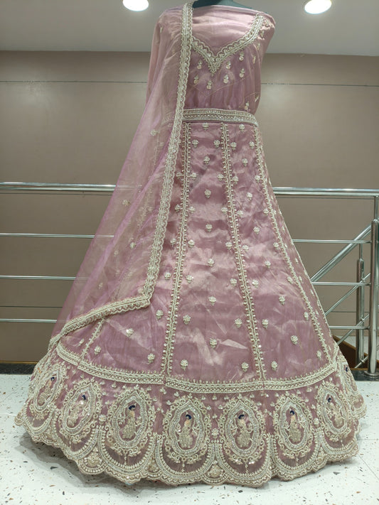 Chiku golden Peacock Lehenga