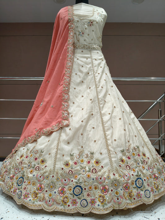Sky Blue Lehenga