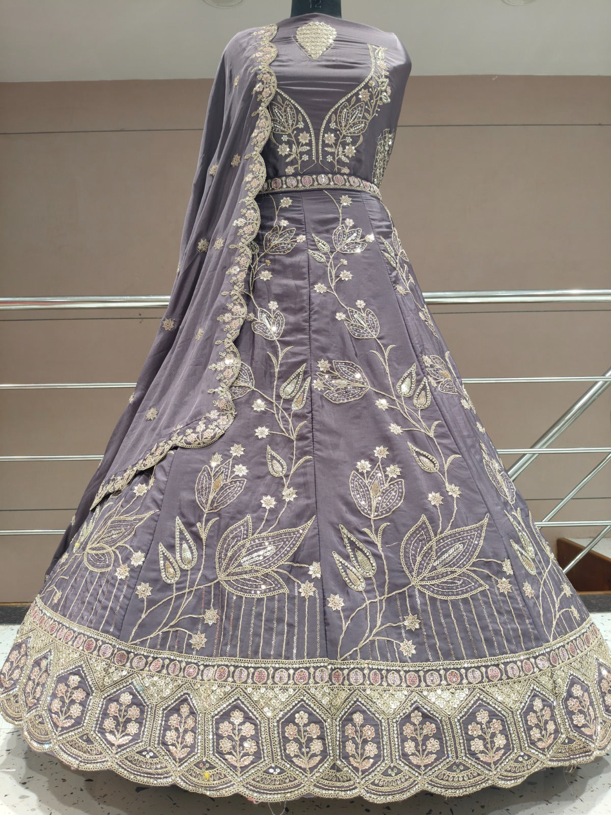 Sky Blue lehenga