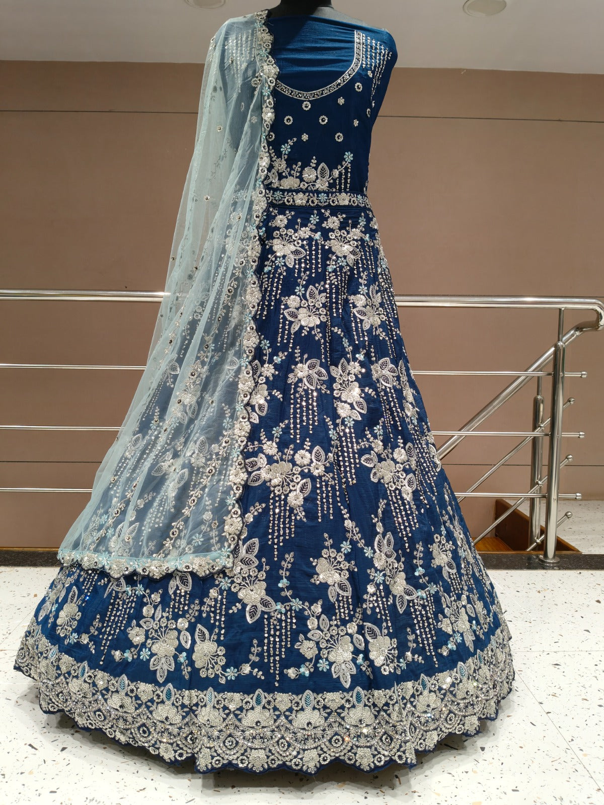 Heavy purple Lehenga