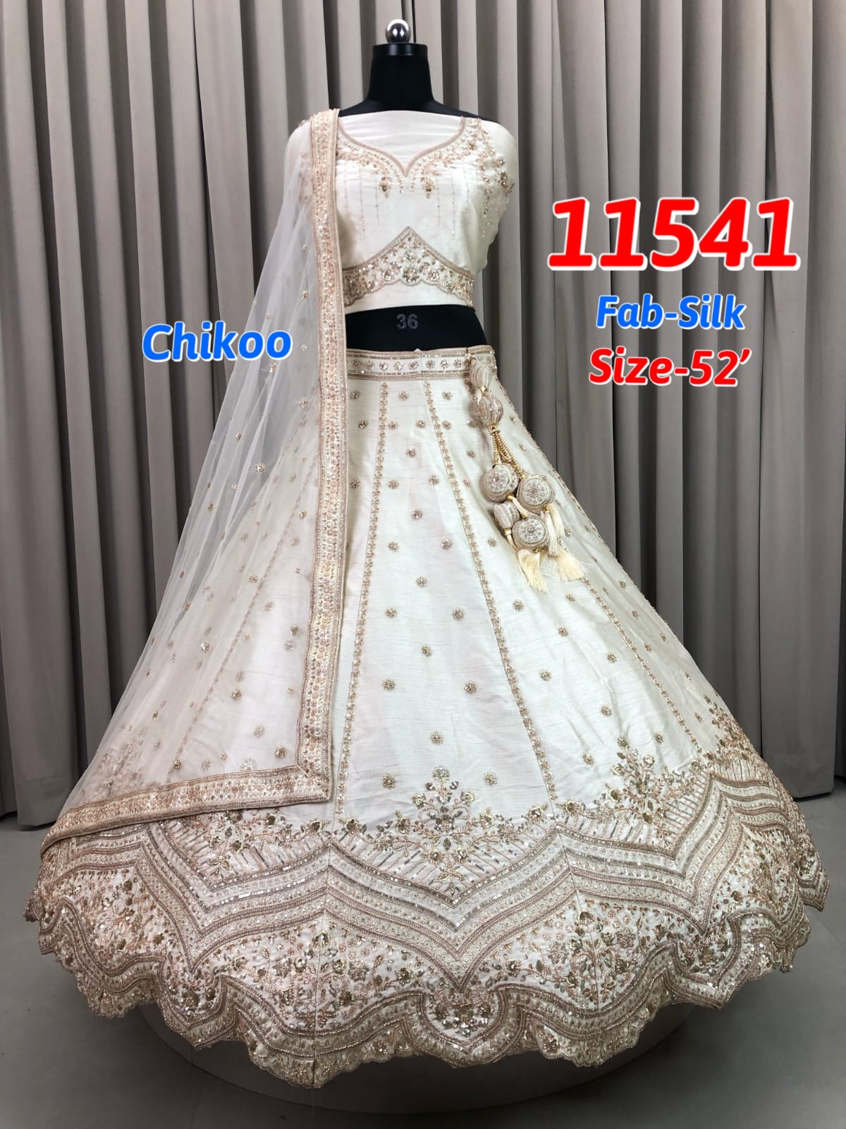 Chiku Golden Silk Lehenga