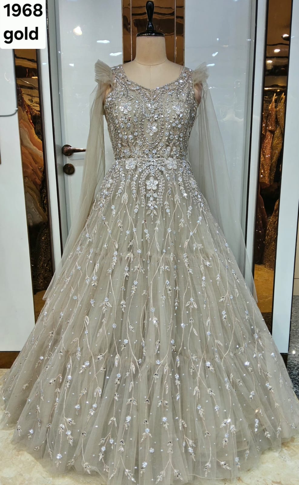 Golden Designer Gown