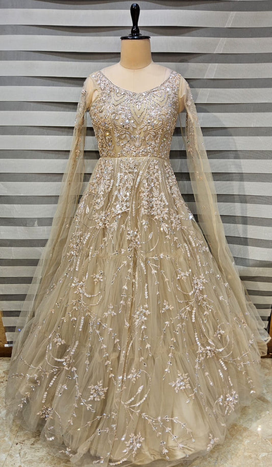 Baby Pink Designer Gown