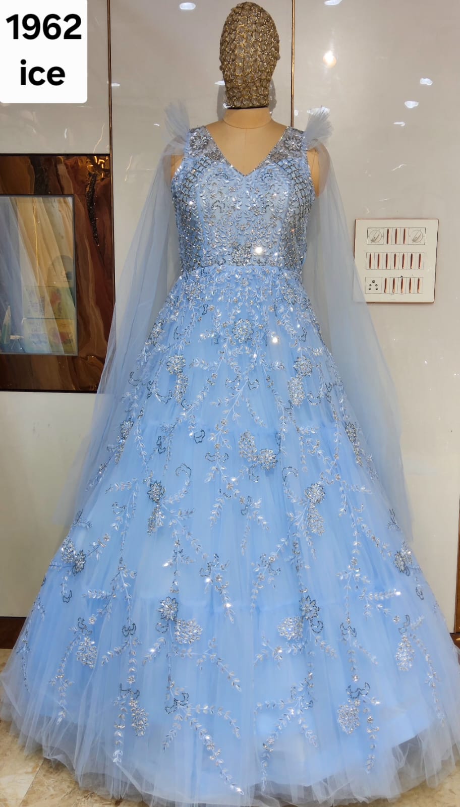 Baby Pink Designer Gown