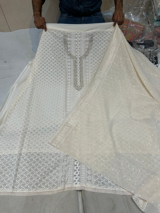 Fabulous white ladies suit