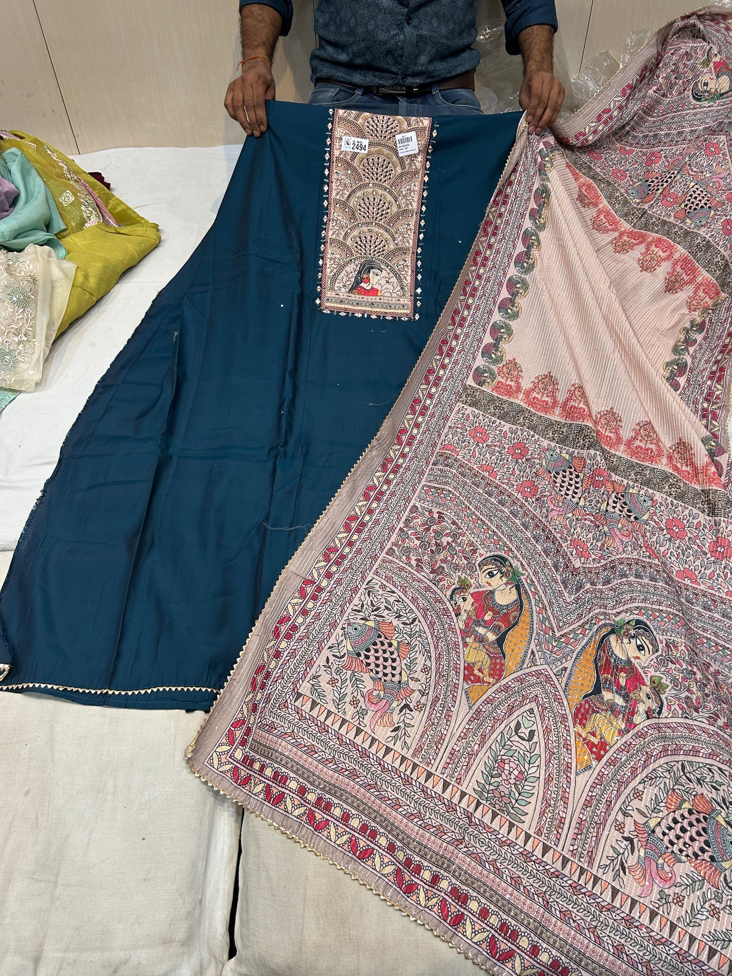 Amazing blue ladies suit