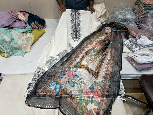 Awesome white ladies suit