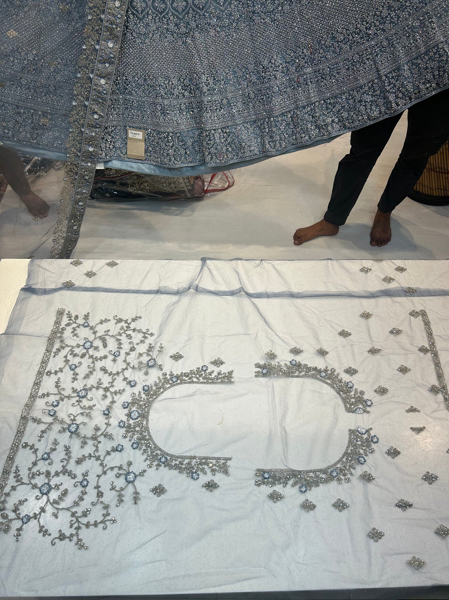 Lehenga azul elegante ❤️