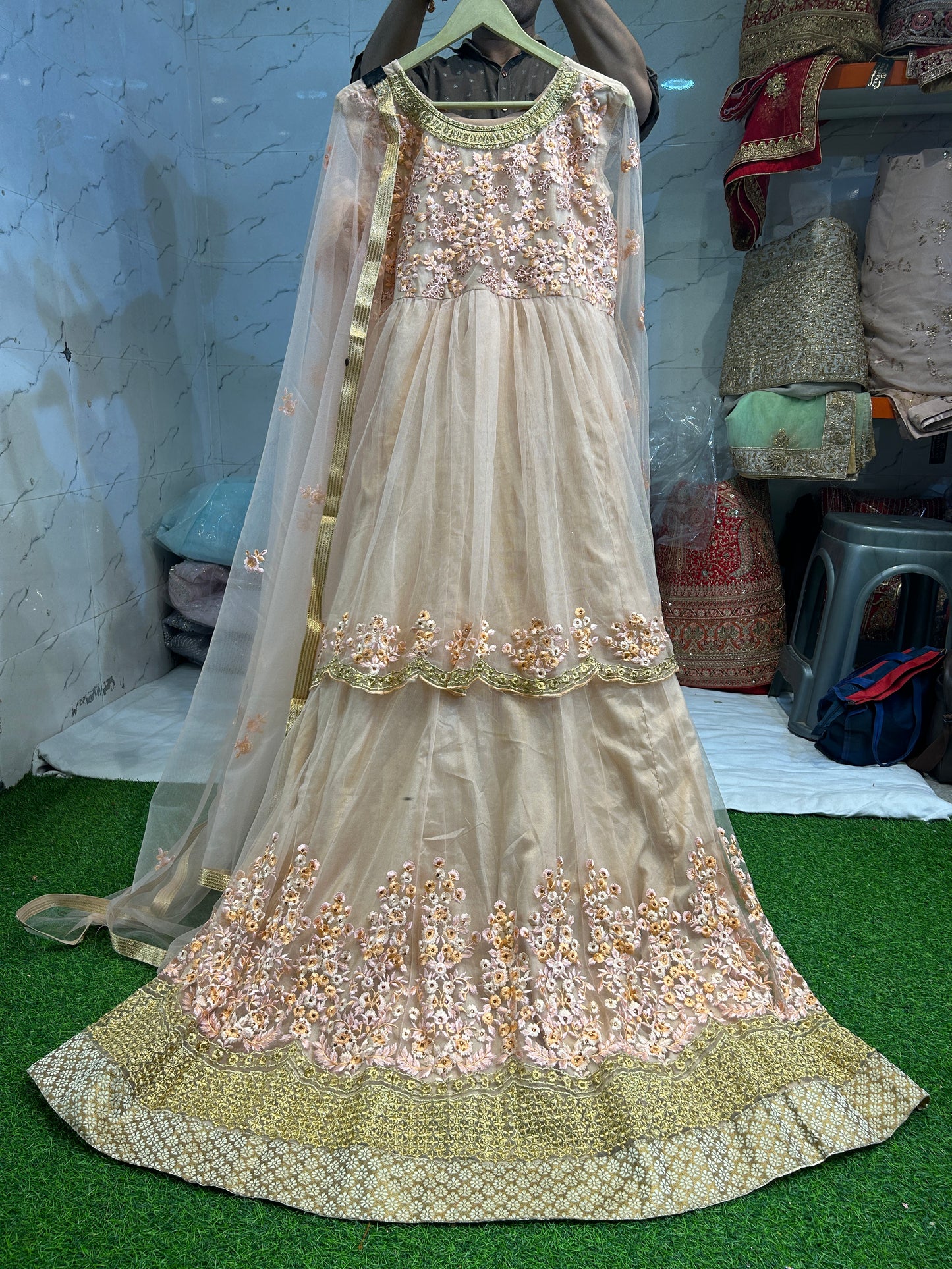 Long frock gown dress