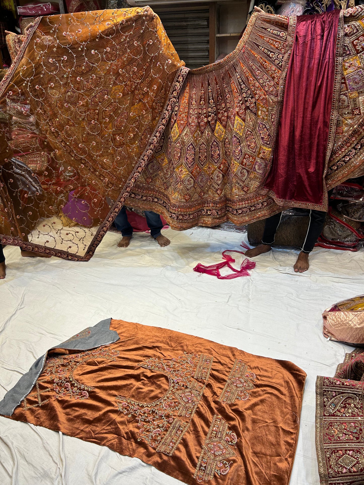 Extraordinary mustard Lehenga