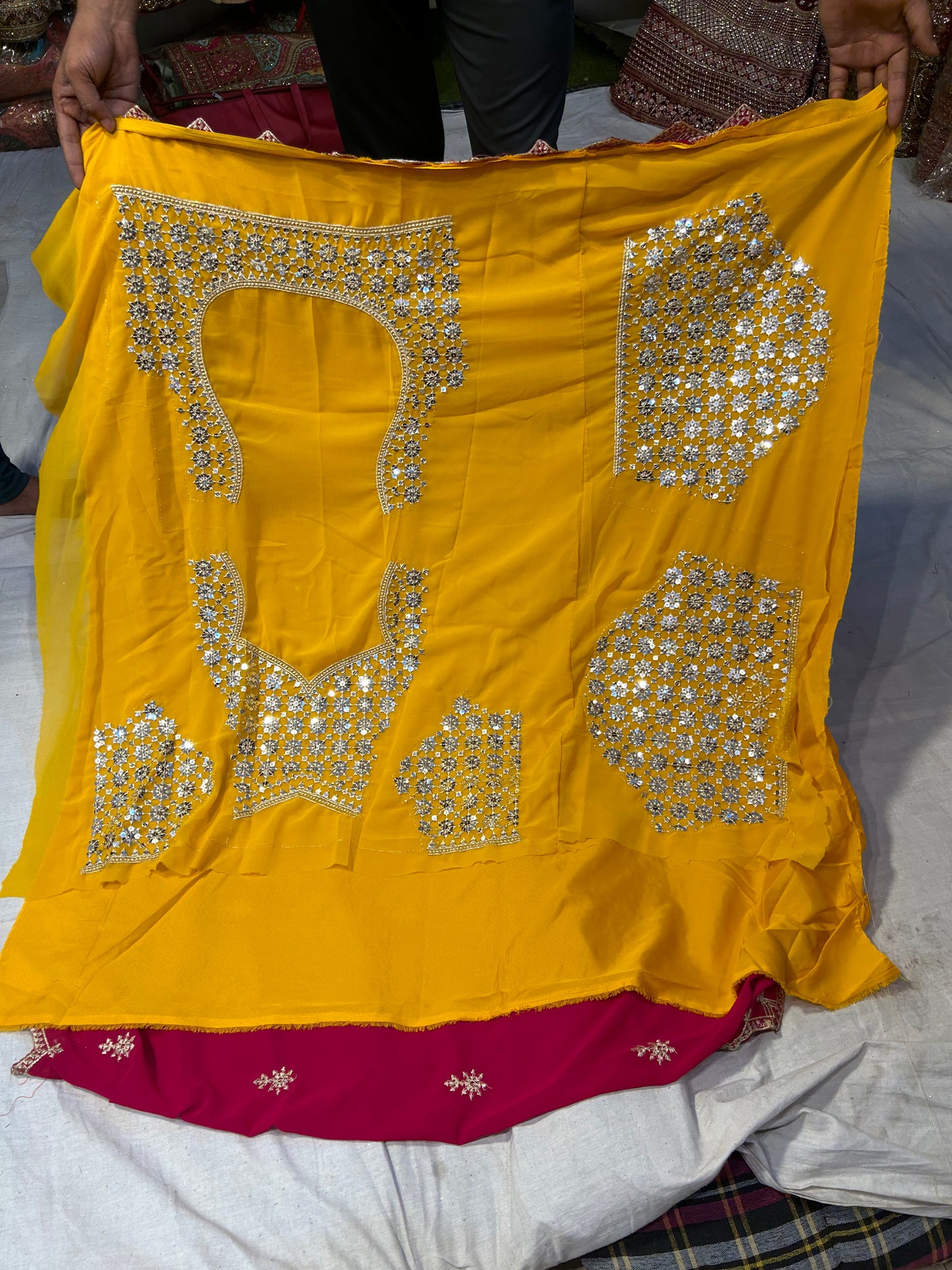 Increíble lehenga amarilla 😍