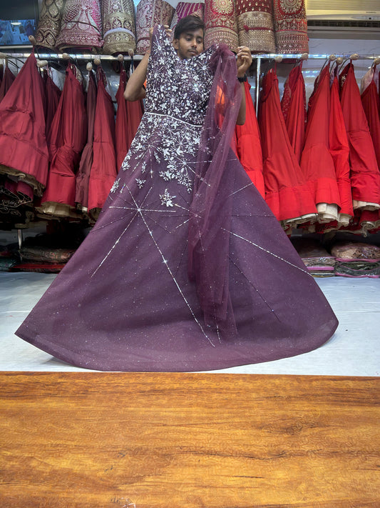 الأنيقة الأرجواني البنفسجي ليهينجا 😍